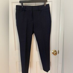 LOFT Marisa Skinny Trousers Blue/Black Check 12 Petite